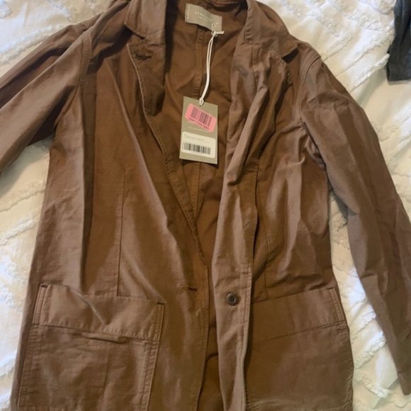 Everlane brown khaki barn style utility jacket - Picture 2 of 2